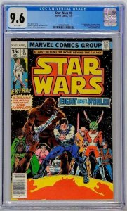 Star Wars #8 Marvel 1978 CGC 9.6 Newstand First Print 1st App Jaxxon Jimm Hedjl