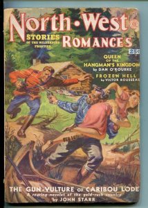 NORTHWEST ROMANCES-SPG1951 PULP FICTION-RCMP-SAUNDERS ART-SPICY-STARR-vg+