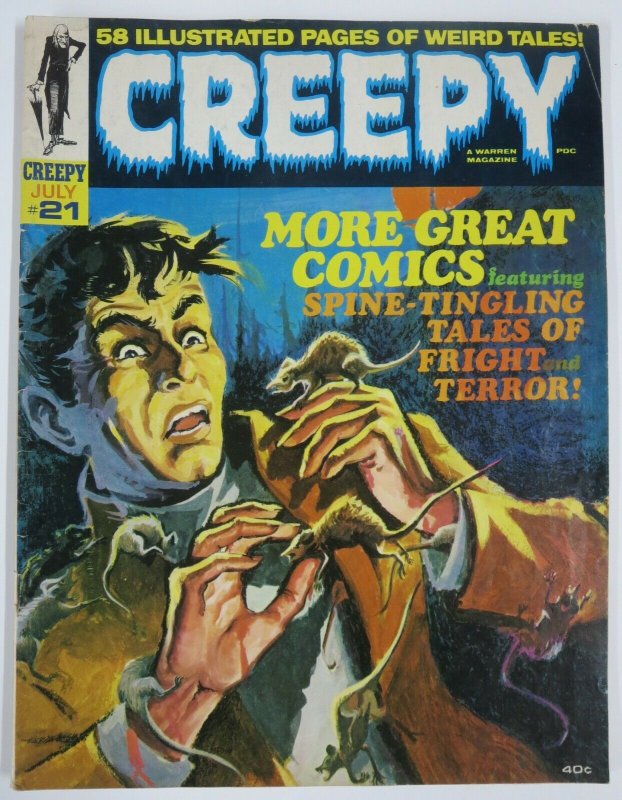 CREEPY #21 (Warren,7/1968) GOOD plus (G+) Steve Ditko, Archie Goodwin