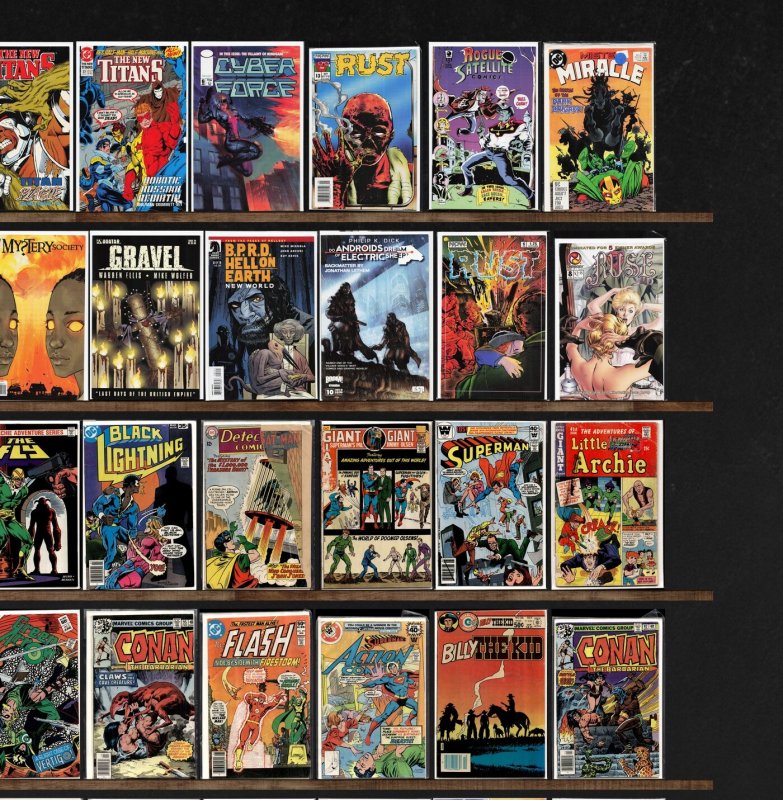 Huge Lot 150+ Comics with Cyberforce, Power Pack, The Star Wars, Rust & More!