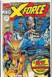 X-Force #1 Second Print Cover (1991) X-Force