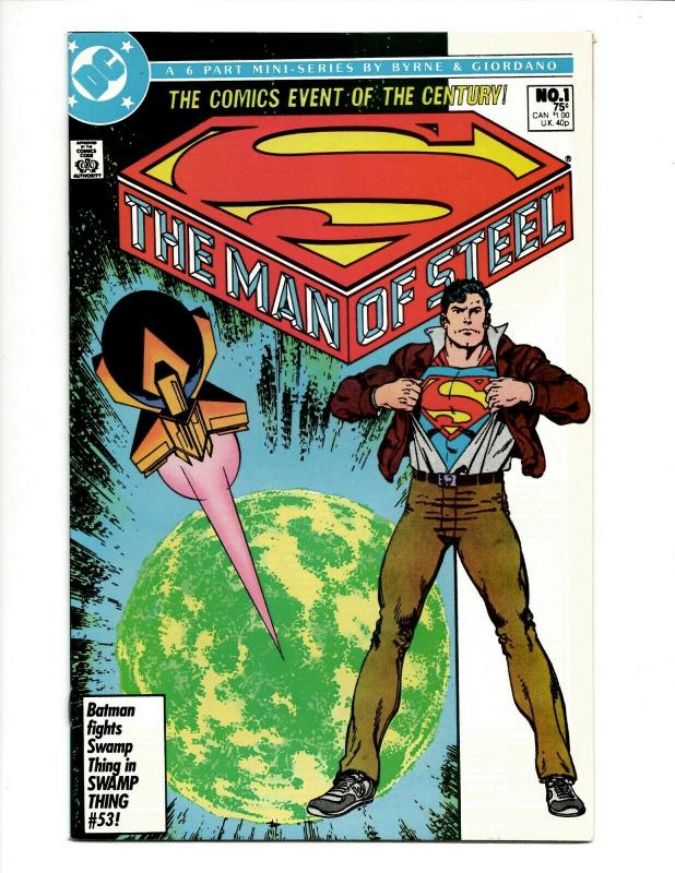 Lot Of 10 DC Comics The Man Of Steel # 1(2) 2 3 4 5 6 Superman +MORE J363