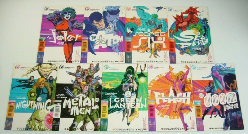 Tangent complete set of (9) VF/NM flash  green lantern  doom patrol  joker  atom