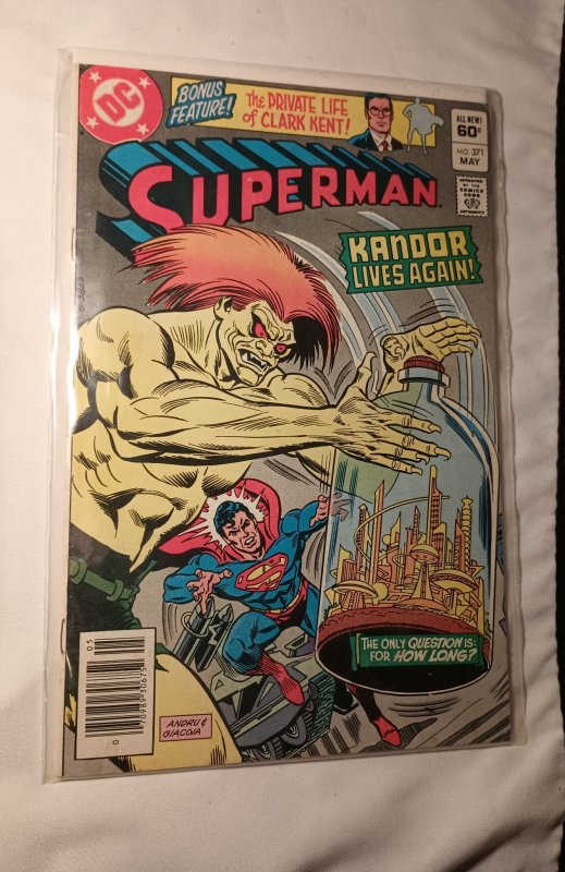 Superman #371 Newsstand Edition (1982)