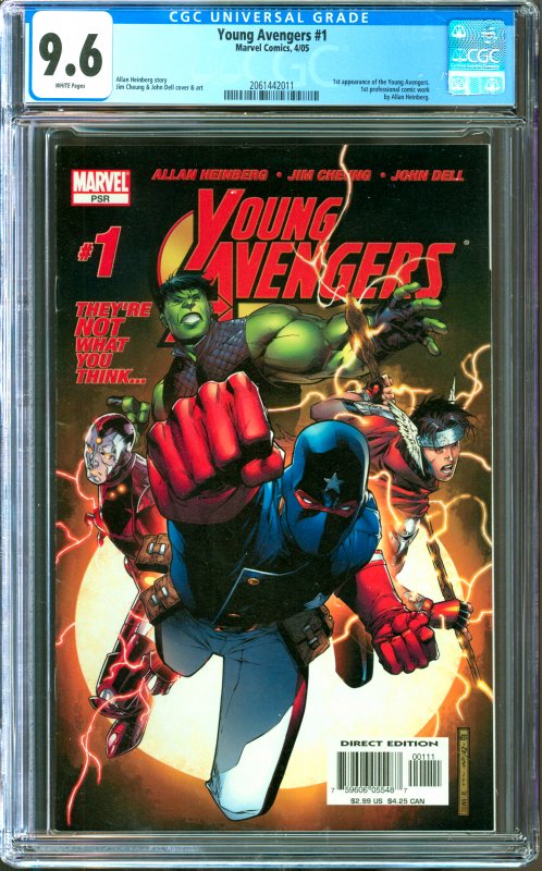 Young Avengers #1 CGC Graded 9.6  1st appearance of the Young Avengers