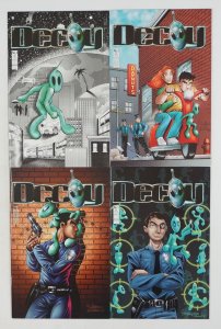 Decoy #1-4 VF/NM complete series - Penny-Farthing Press alien & cop team-up set 