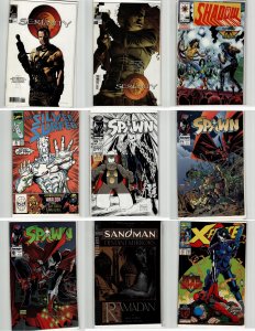 Mixed Lot of 9 Comics (See Description) Spawn, Serenity, Shadowman, Silver Su...