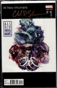 All-New Inhumans #1 (2016) Hip Hop Variant, Signed Charles Soule with COA!