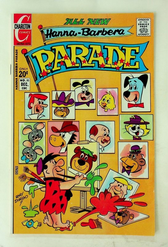 Hanna-Barbera Parade #10 Charlton Comics Fred Flintstone Ray Dirgo Bronze Age