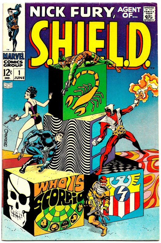 NICK FURY, AGENT OF SHIELD #1 (June1968) 9.0 VF/NM  1st issue by Jim Steranko!!