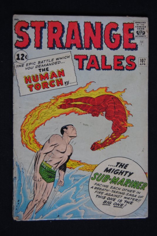 Strange Tales #107  Human Torch, Sub-Mariner 4th SA appearance