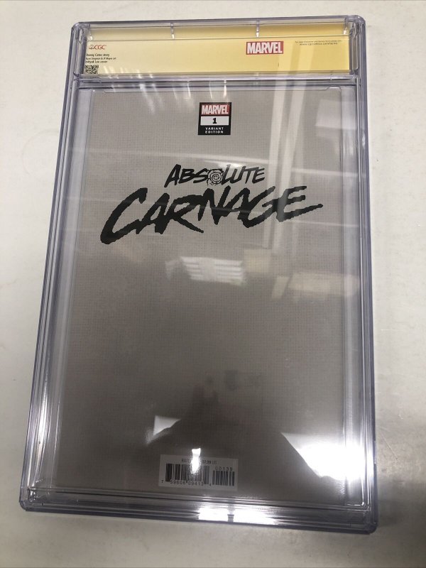 Absolute Carnage (2019) #1 (CGC 9.8 WP) Triple Signed! I. Lee-D. Cates-R.Stegman