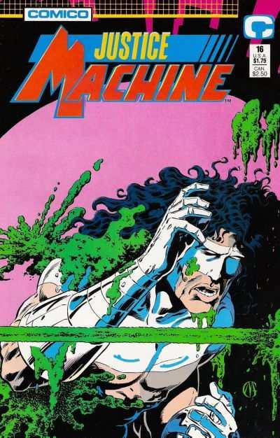 Justice Machine (1987 series) #16, NM + (Stock photo)