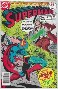 Superman   vol. 1   #310 FN Metallo