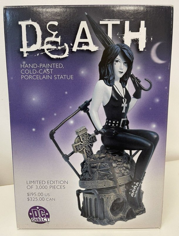 DC Direct Death Hand-Painted Cold-Cast Statue Vertigo