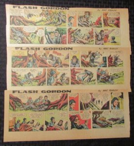 1966 FLASH GORDON Color Newspaper Strips by Mac Raboy LOT of 9 VG+ 10/9 - 12/4