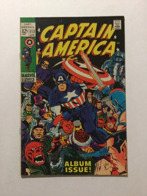 Captain America 112 VG+ Very Good+ Silver Age