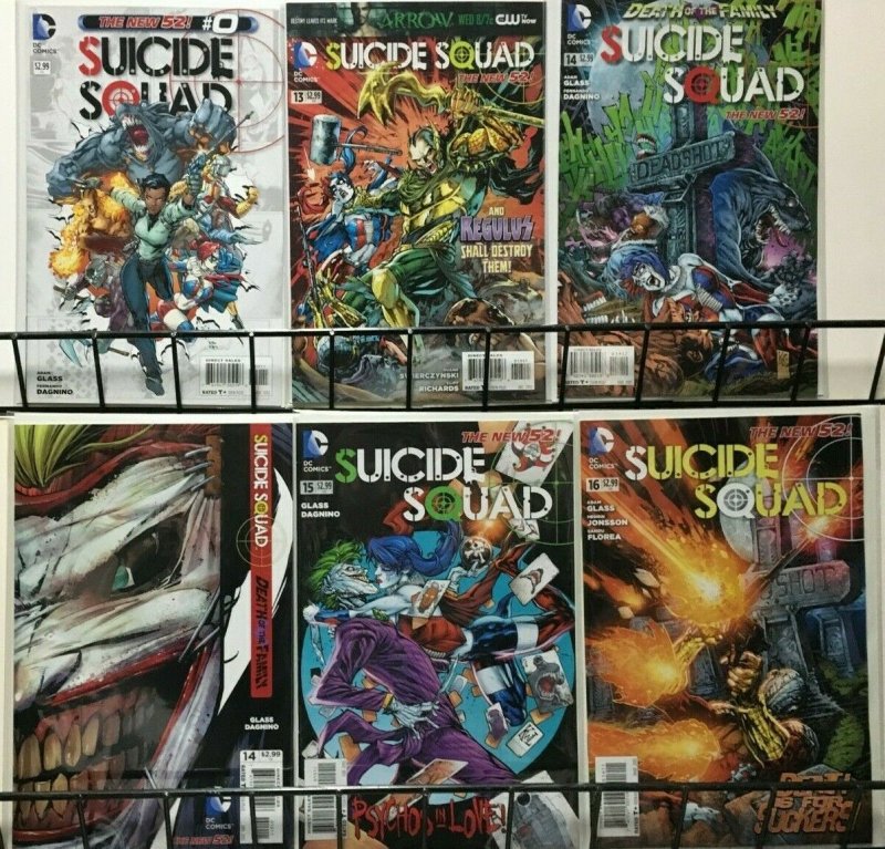 SUICIDE SQUAD NEW 52 - 18 Issues #0-#16 - 2011-13 VF or Better Harley Quinn