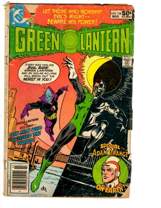 5 Green Lantern DC Comic Books # 133 134 135 137 138 Adam Strange Eclipso BH11