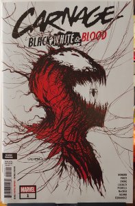 Carnage Black White & Blood #1 NM 2ND PRINT - PATRICK GLEASON - WEBHEAD