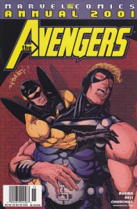 Avengers (Vol. 3) Annual #2001 (Newsstand) VF ; Marvel | Kurt Busiek Yellowjacke