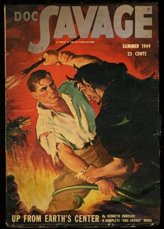 DOC SAVAGE 1949 SUM-RARE LAST ISSUE-HIGH GRADE FN