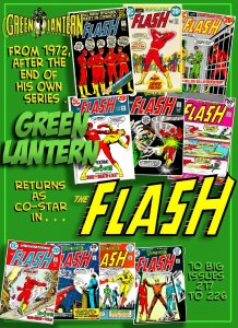 GREEN LANTERN costars in THE FLASH #217-226 (1972-3) 6.0 FN   NEAL ADAMS!