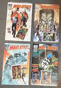Mars Attacks 4PC LOT - Sealed with Card Included. (9.2 OB) 2012