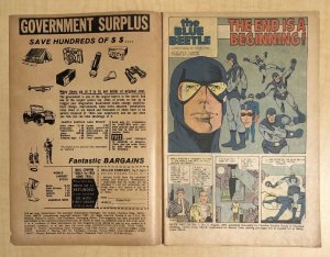 Blue Beetle #2 VG- 3.5 Charlton 1967 Origin Ted Kord/Blue Beetle