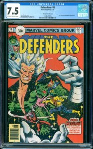 Defenders #38 (Marvel, 1976) CGC 7.5 - Price Variant