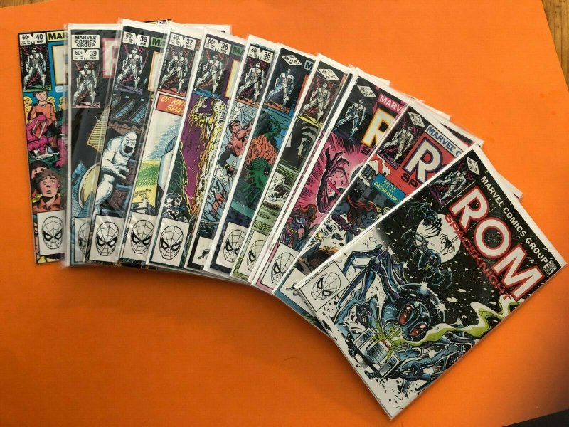 ROM SPACEKNIGHT [LOT OF 11 ] #'s 30-40 MARVEL 1983 - 1986 / NM / NEWSSTANDS