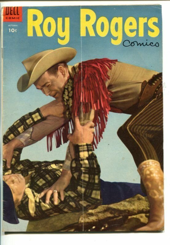 ROY ROGERS #82-1953- PHOTO COVER-KING OF THE COWBOYS-vg