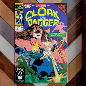 (Mutant Misadventures) Cloak & Dagger #18 NM (Marvel 1991) Spider-Man! Mephisto