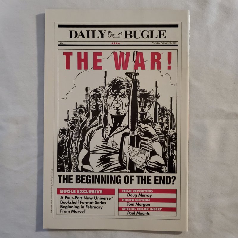 Punisher War Journal #6 Very Fine- Cover art by Jim Lee