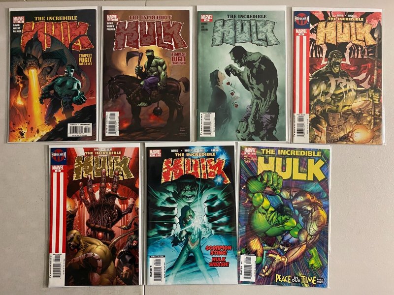 Incredible Hulk lot #3-91 Marvel 2nd Series (average 7.0) 31 diff (1999 to 2006)