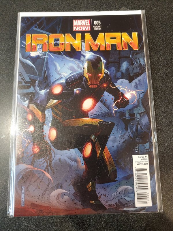 ​MARVEL NOW! IRON MAN #5 Jimmy Cheung Variant Edition Cover_1:50 Ratio