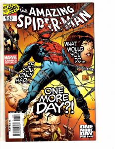 5 Amazing Spider-Man Marvel Comic Books # 544 545 546 547 548 VF-NM Range J268