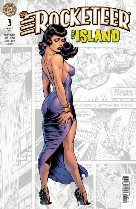 Rocketeer, The: The Island #3B FN ; IDW | Dave Stevens Variant