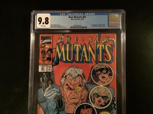 New Mutants 98 and 87 CGC 9.8, 9.4