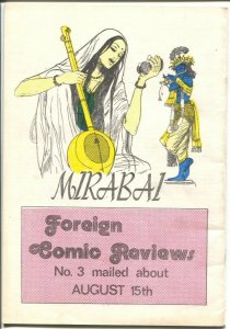 Foreign Comics Review #2 1973-Danish publication-TinTin-Rolf Gohs-FN