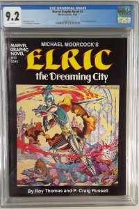 ELRIC THE DREAMING MARVEL GRAPHIC NOVEL 2 (1982) CGC 9.2 (SLAB GRADE)