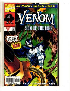 7 Venom Marvel Comic Books Sign Boss # 1 2 + Sinner Takes All # 1 2 3 4 5 CR58