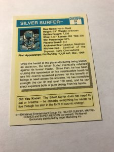 SILVER SURFER #32 : 1990 Marvel Universe Series 1 card; NM/M high grade