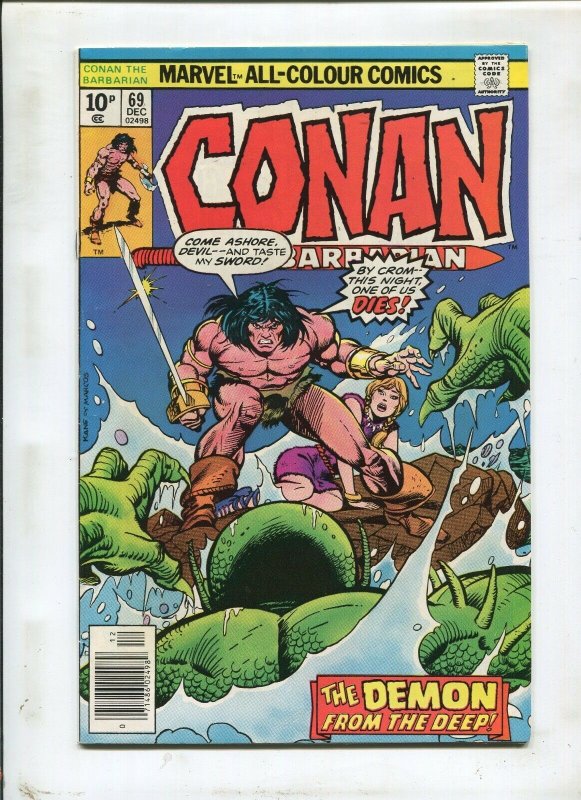 Conan The Barbarian #69 ~ Pence Variant Demon From The Deep! ~ (Grade 6.0)WH