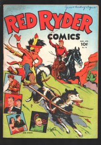 Red Ryder #18 1944-Dell-Fred Harmon art-King of the Royal Mounted, Captain Ea...