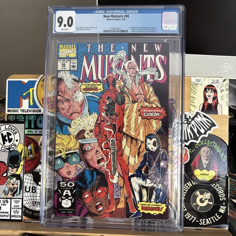 The New Mutants #98 1st Deadpool CGC 9.0 Marvel 1991 ??