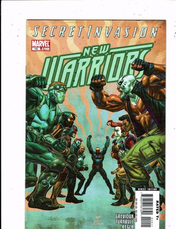 Lot of 6 New Warriors Marvel Comic Books #6 14 15 16 17 20 MS18