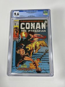 CONAN THE BARBARIAN 5 CGC 9.6 WHITE PAGES MARVEL 1971