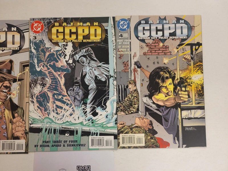 3 Batman GCPD DC Comic Books #1 2 4 24 TJ11