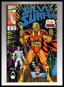 Silver Surfer #46 (1991) 7.5 WARLOCK Appearance!   / ECA7X